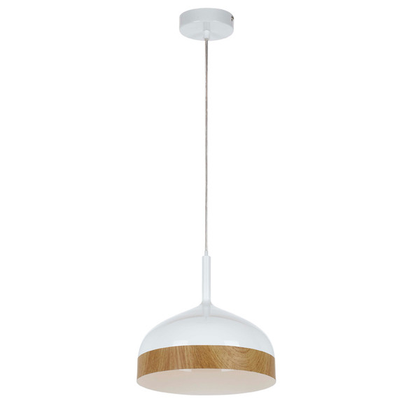 Telbix Bresno 30 Hanging Pendant White/Oak