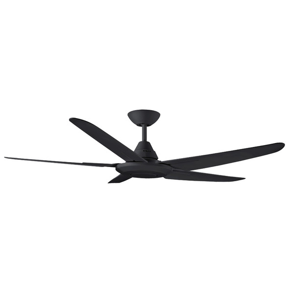 Deka Randle 130cm Black  Plastic Indoor/Outdoor Ceiling Fan