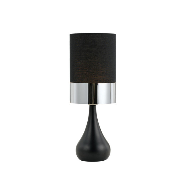 Telbix Akira Black & Chrome Table Lamp