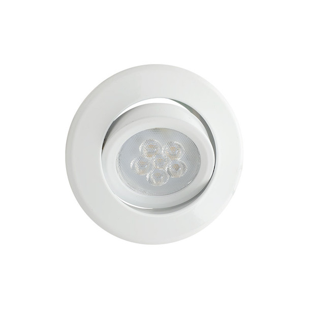 Basic MR16 Aluminium Down Light Gimble Trim White