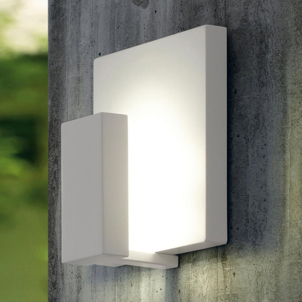 Eglo Pardela LED Exterior Wall Light White