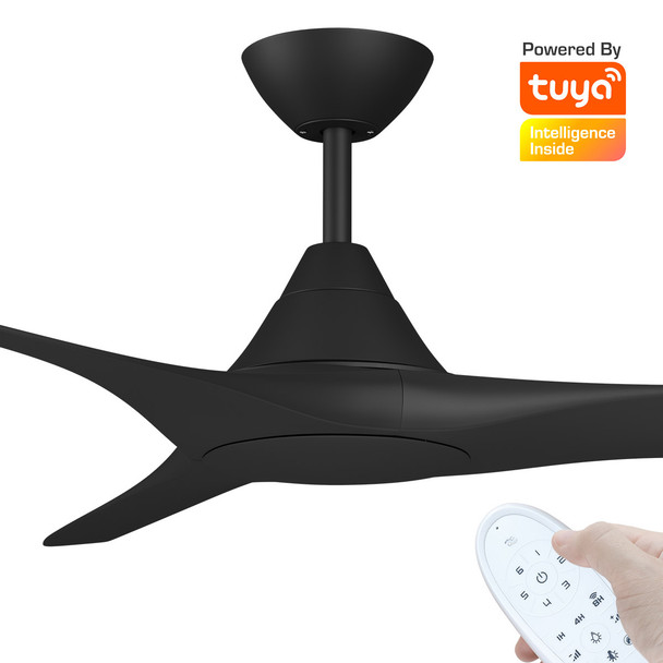 Calibo CloudFan Smart DC Motor 122cm Black & Remote Ceiling Fan