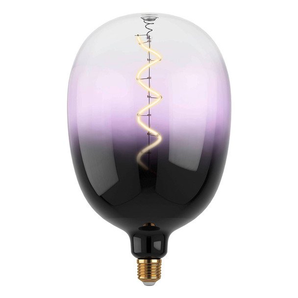 Eglo Large Filament 4w LED E27 T180 Globe Purple