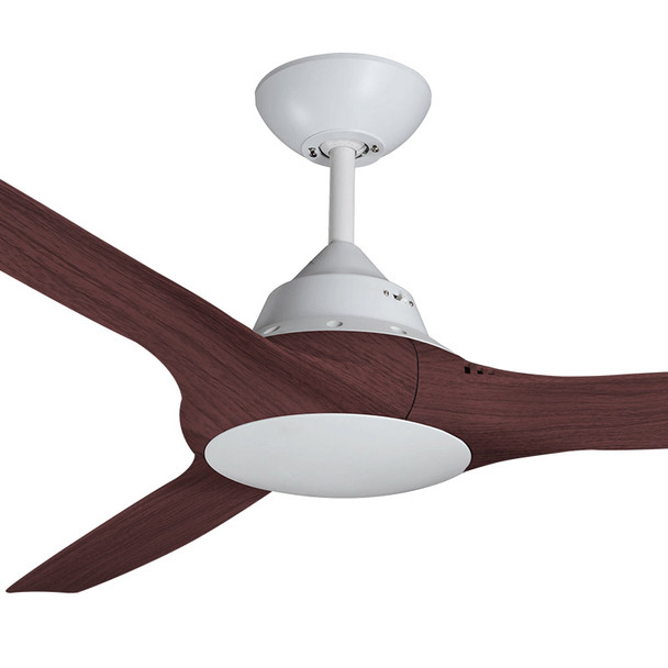 Deka EVO-2 127cm White/Walnut Plastic Indoor/Outdoor Ceiling Fan