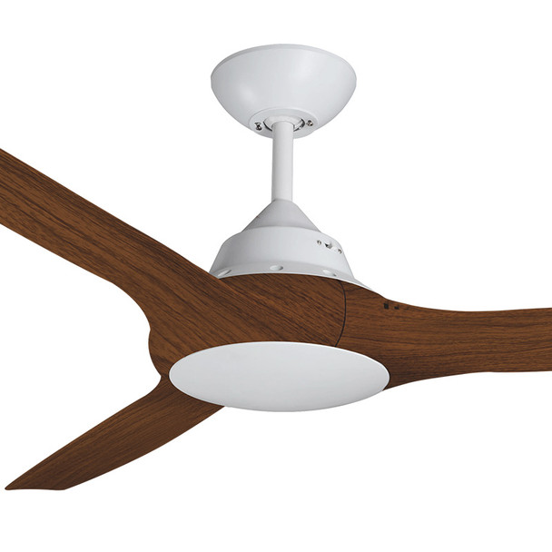 Deka EVO-2 147cm White/Koa Plastic Indoor/Outdoor Ceiling Fan