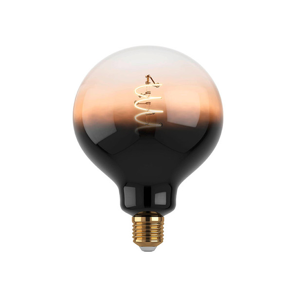 Eglo Large Filament 4w LED E27 G125 Globe Brown