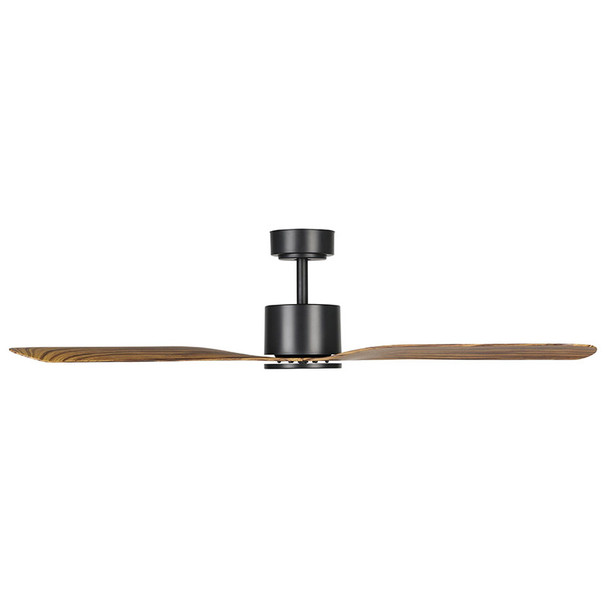 Eglo Iluka DC Motor 152cm Black/Rustic & Remote Ceiling Fan