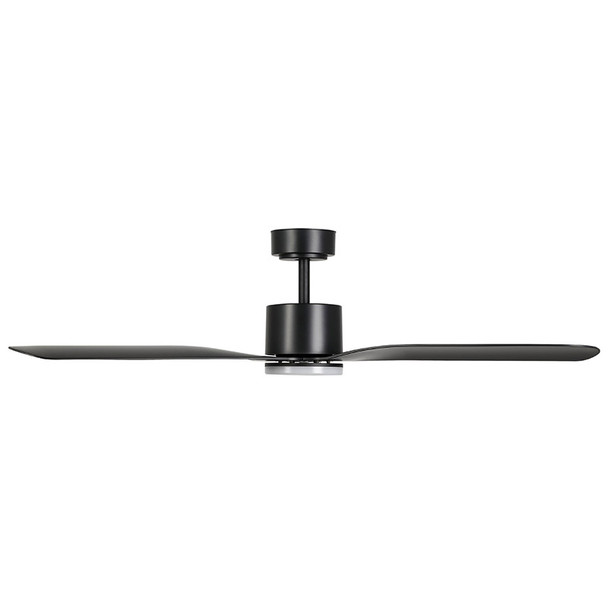 Eglo Iluka DC Motor 152cm Black LED Light & Remote Ceiling Fan