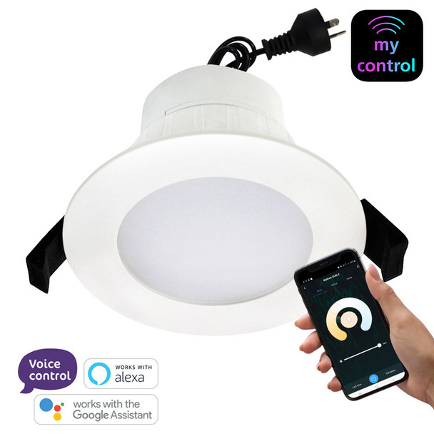 Eglo My Control Roystar 9w Smart Wi-Fi CCT LED Down Light White