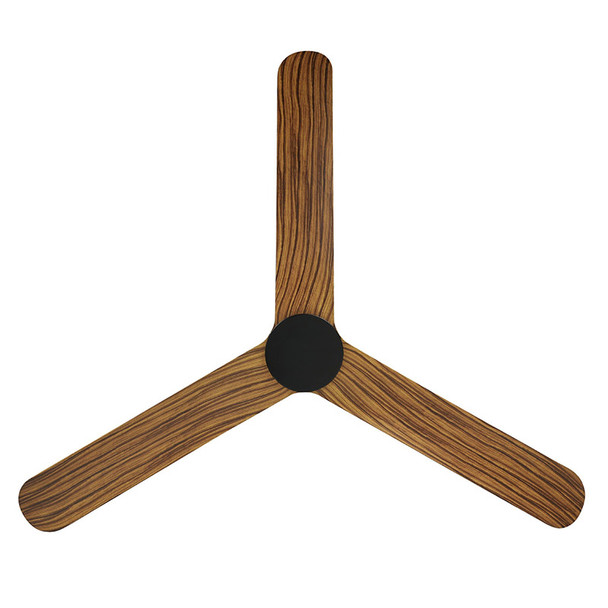 Eglo Iluka Hugger DC Motor 132cm Black/Rustic & Remote Ceiling Fan