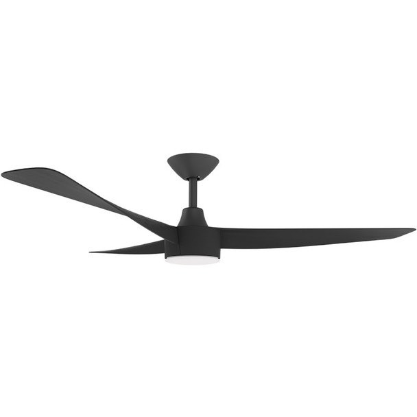 Calibo Turaco DC Motor 132cm Black LED Light & Remote Ceiling Fan