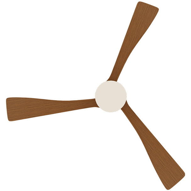 Calibo Turaco DC Motor 142cm White/Koa & Remote Ceiling Fan