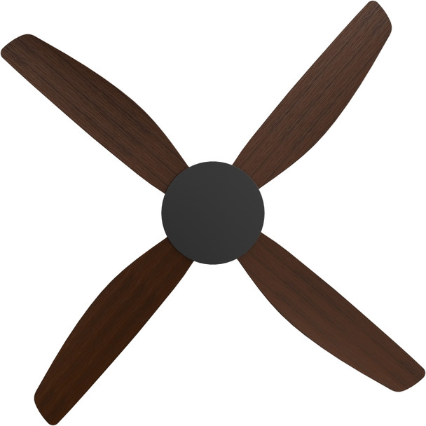 Calibo Vanga Smart DC Ceiling Fan 132cm Black With Koa & Remote