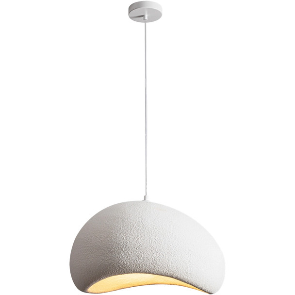 Calibo Cardinal 500mm White Polyresin Hanging Pendant