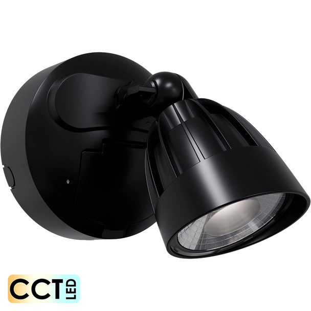Calibo Nighthawk 1 X 15w CCT LED Black Exterior Spotlight & Sensor