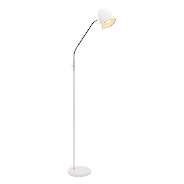 Mercator Sara  1 Light Floor Lamp White