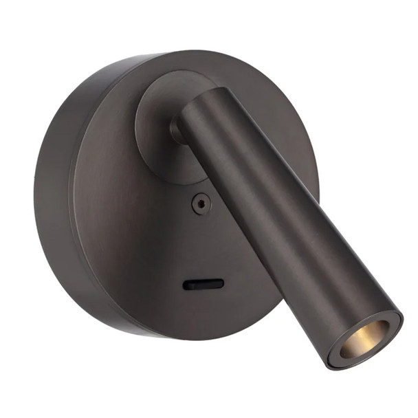 Telbix Lodan 1lt LED Spotlight With Switch Gun Metal