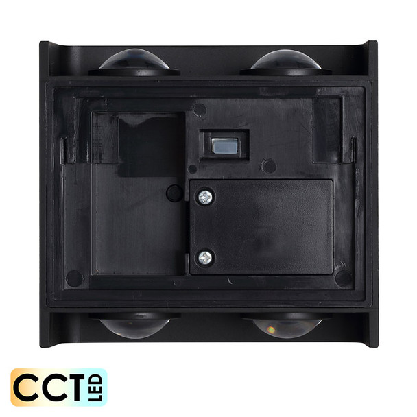 Telbix Eyvor 4w CCT LED Black Exterior Wall Up/Down
