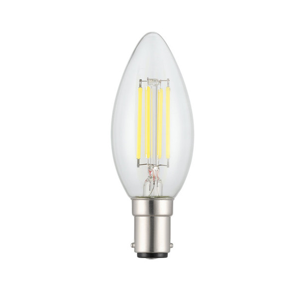 Eglo 4w B15 LED DIMMABLE Clear Candle 3000K Warm White