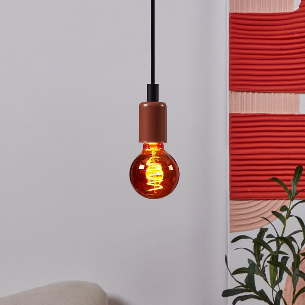 Eglo Copper 4w E27 LED Vintage G80 Small Sphere Shape