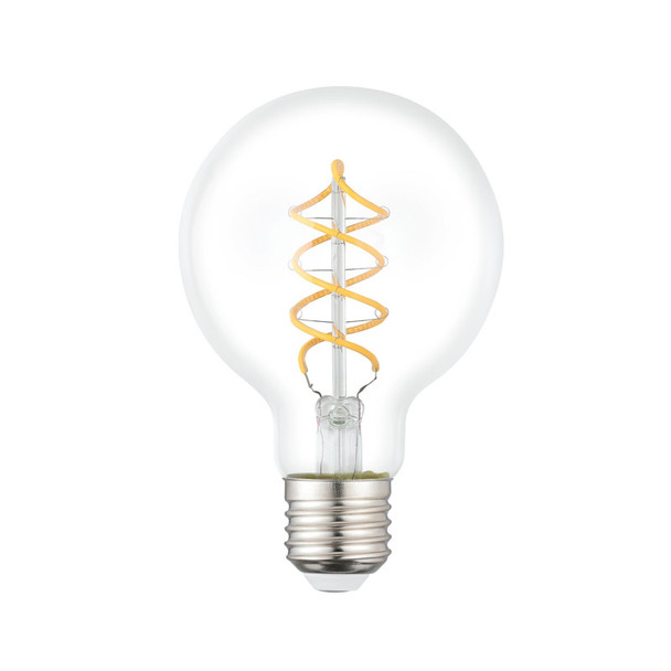 Eglo Warm 7.3w E27 LED Vintage G80 Small Sphere Shape
