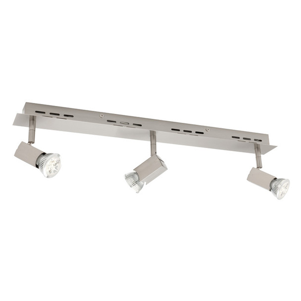 Cougar Titan 3lt GU10 Spotlight Brushed Chrome