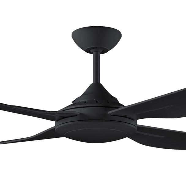 Deka Ingram 130cm Black Plastic Indoor/Outdoor Ceiling Fan