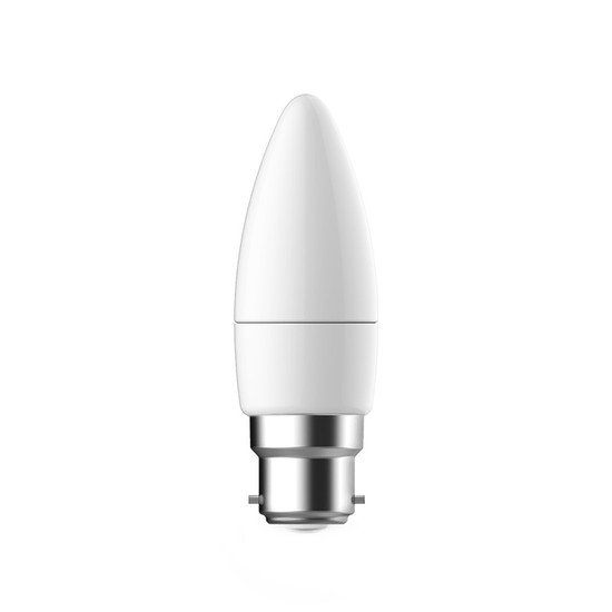 Atom 4w B22 LED Candle 3000K Warm White - Galaxy Lighting & Fans