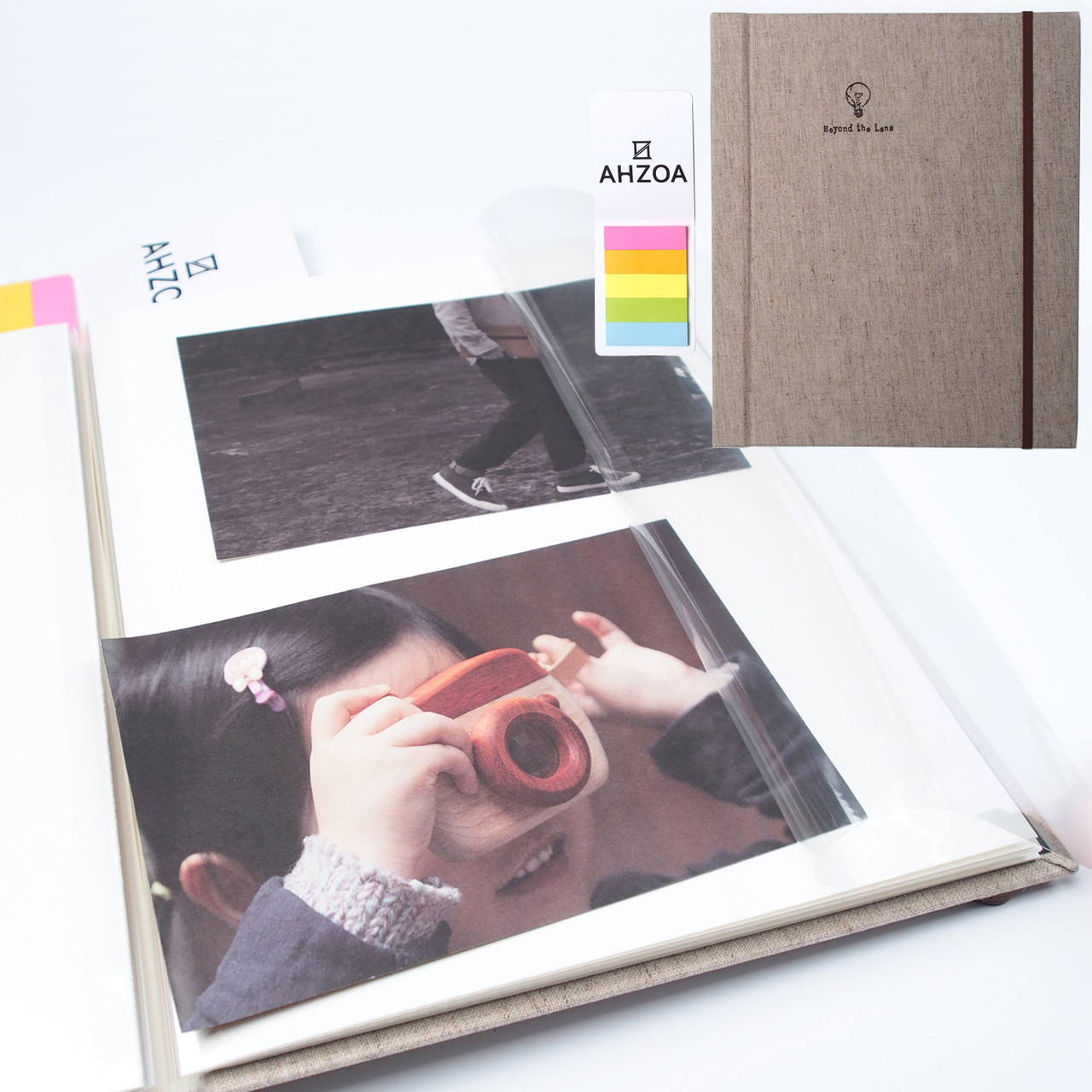 Self-adhesive Photo Album White Paper Version (oatmeal) - AHZOA