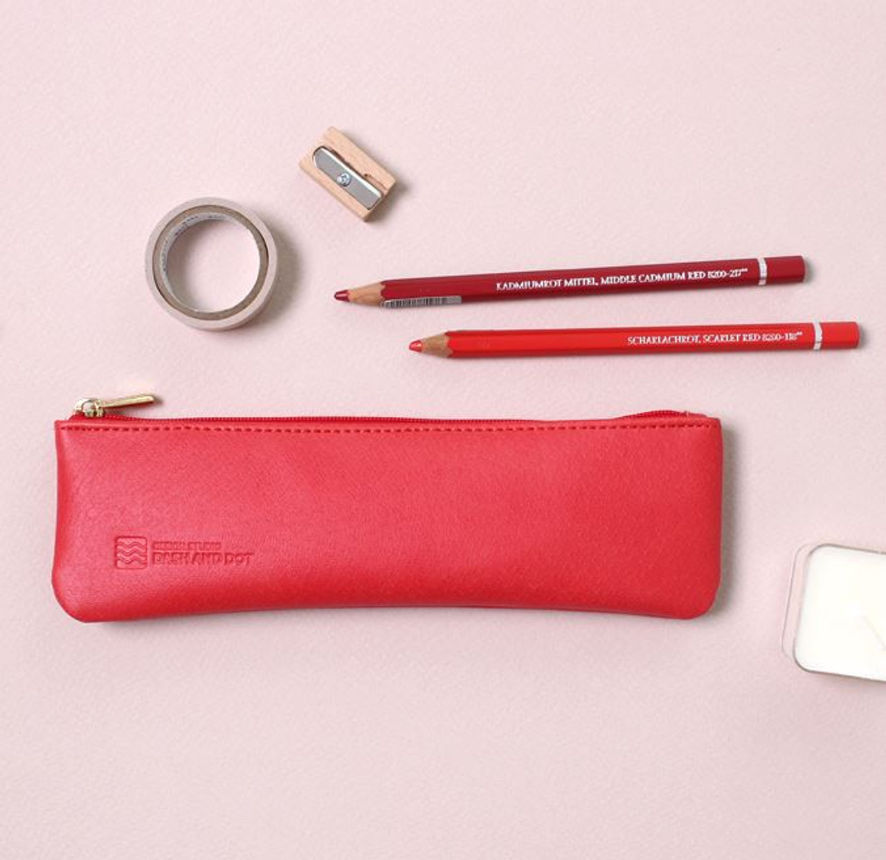 Slim Pencil Case(Red)