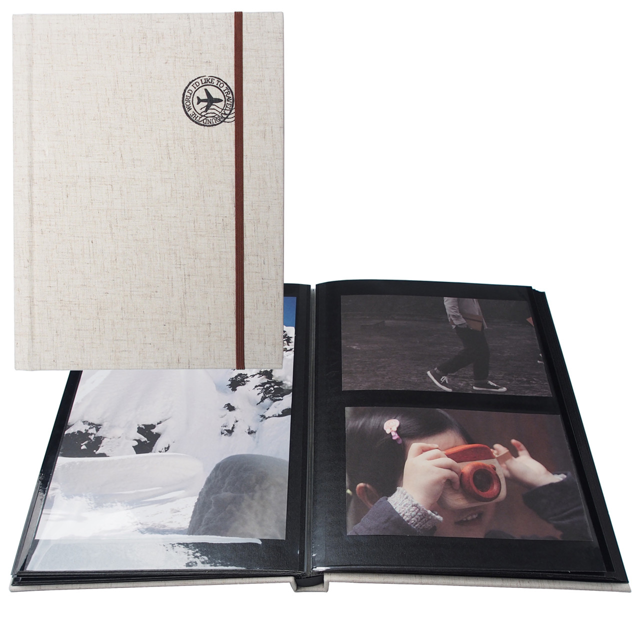 Self-adhesive Photo Album White Paper Version (oatmeal) - AHZOA
