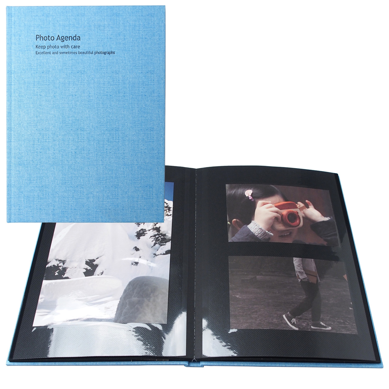 Photo Agenda Self-adhesive Album (blue) - AHZOA
