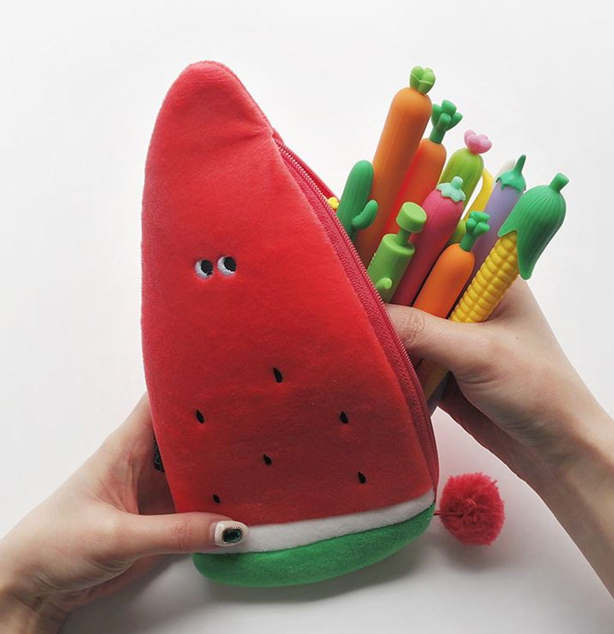 Slim Pencil Case(Red) - AHZOA