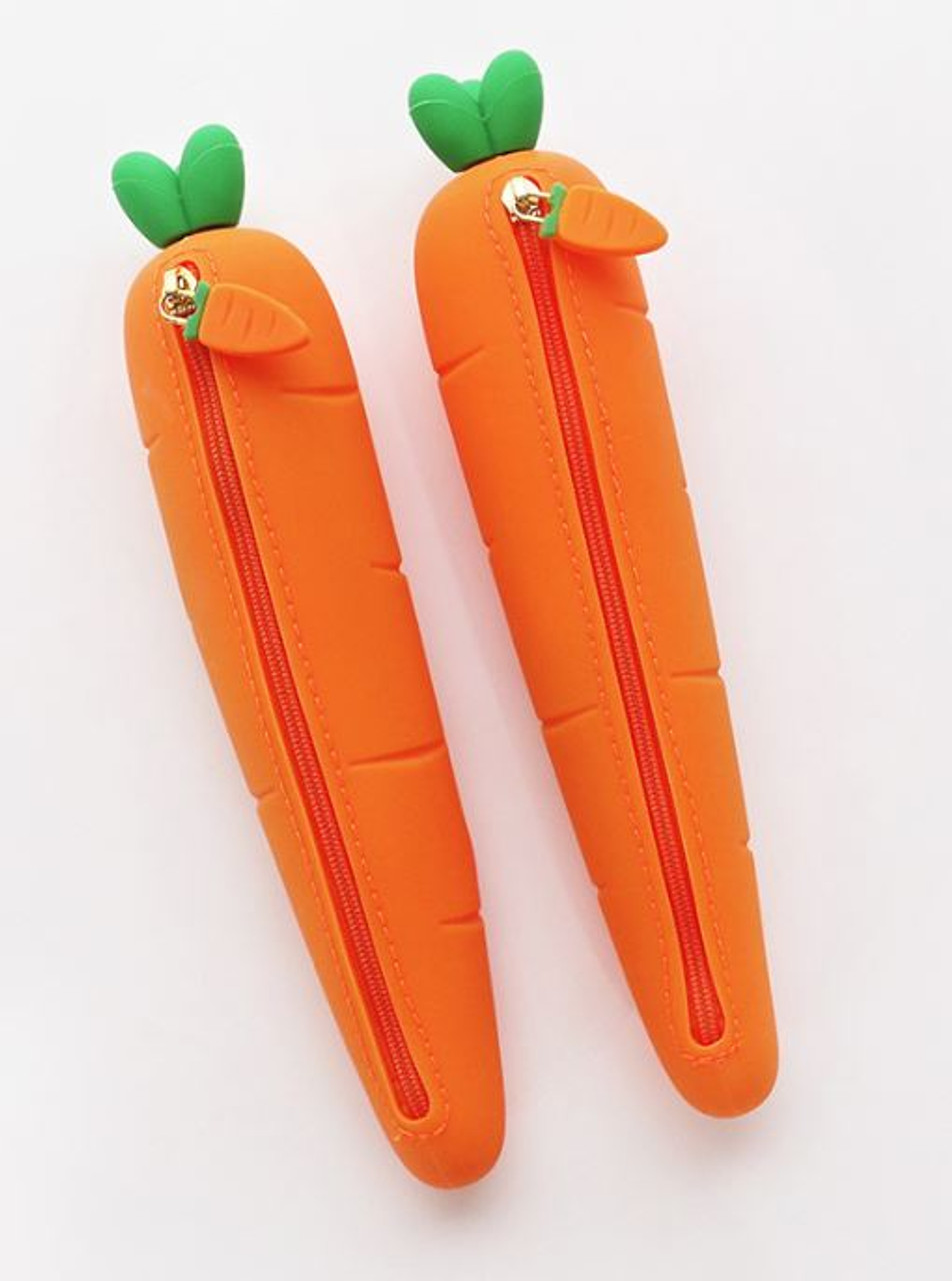 Carrot Silicon Pencil Case - AHZOA