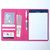 4 Pockets A5 Memo Padfolio S1 (pink)