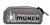 Munch King Zipper Pencil Pouch(Gray)