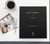 Memory Binder Photo Album with black self-adhesive pages (black)