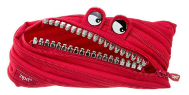 Munch King Zipper Pencil Pouch(Red) - AHZOA