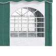 4x4 Gazebo With Sides White/Green