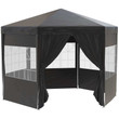 Black Gazebo With Sides