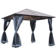 Hardtop Metal Frame Gazebo 3x3M