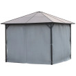 Hardtop Metal Frame Gazebo 3x3M