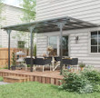Premium Retractable Patio Pergola - 4.35m x 3m, Grey