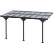 Premium Retractable Patio Pergola - 4.35m x 3m, Grey