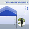 Outsunny 3 x 3m Pop-Up Gazebo With Accessories