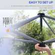 Outsunny 3 x 3m Pop-Up Gazebo With Accessories