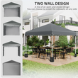 3×3 Gazebo with sides Pop up