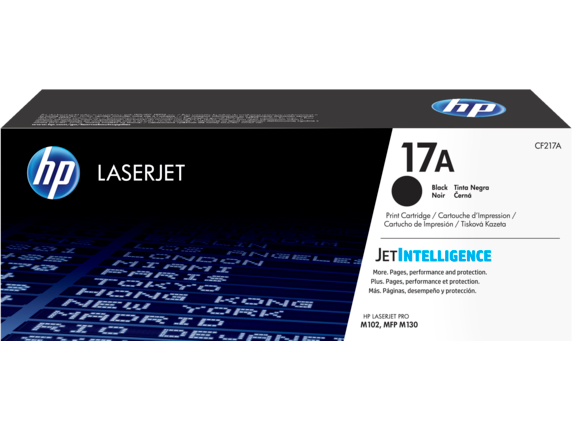 HP 17A Black LaserJet Toner Cartridge (CF217A)