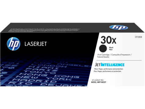 HP 30X Black LaserJet Toner Cartridge (CF230X)