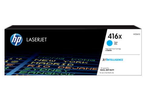 HP 416X Cyan LaserJet Toner Cartridge (W2041X)